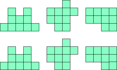 3x2 congruente vormen